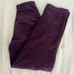 ADIDAS PURPLE CORDUROY PANTS